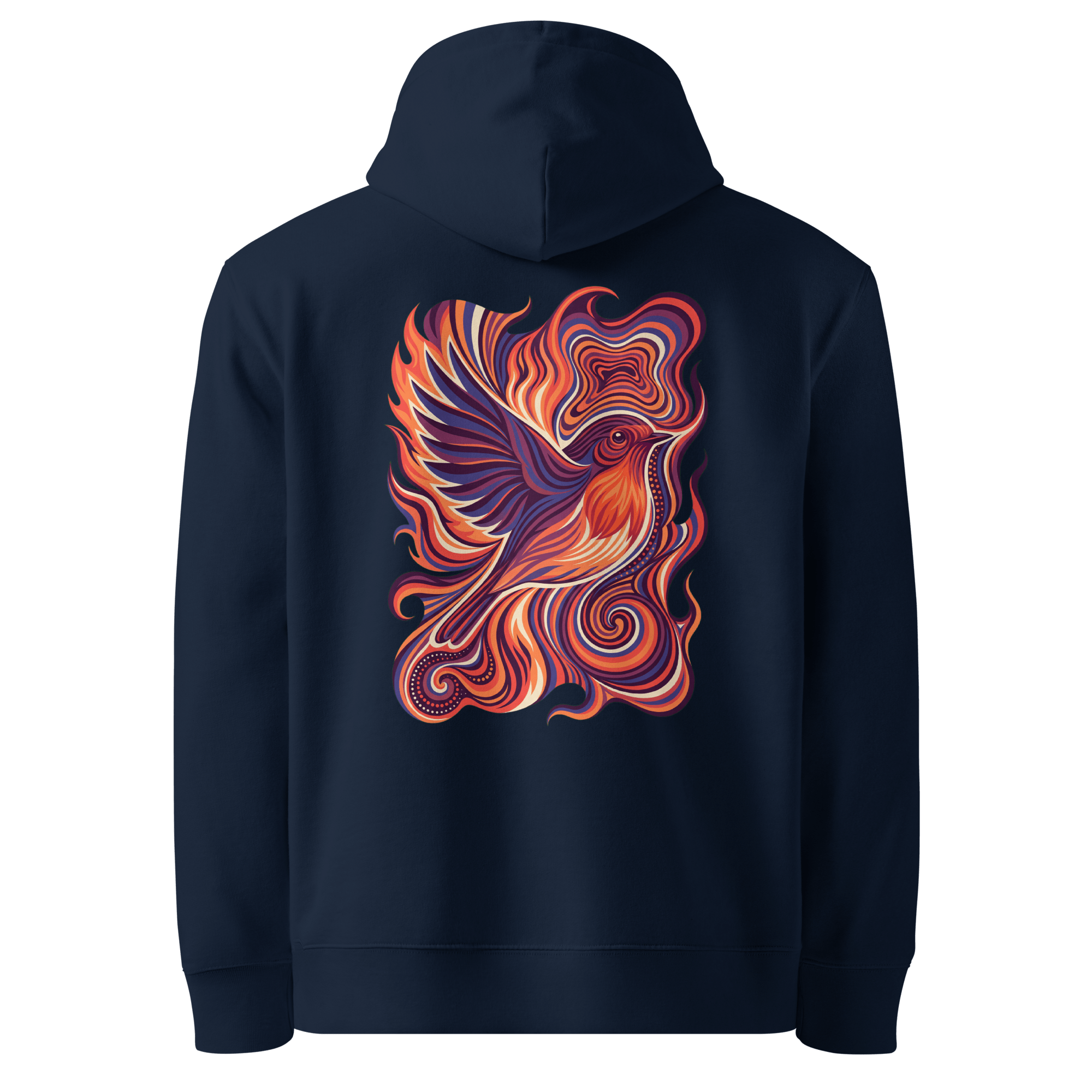 Phoenix Flight Hoodie - Abstract Robin