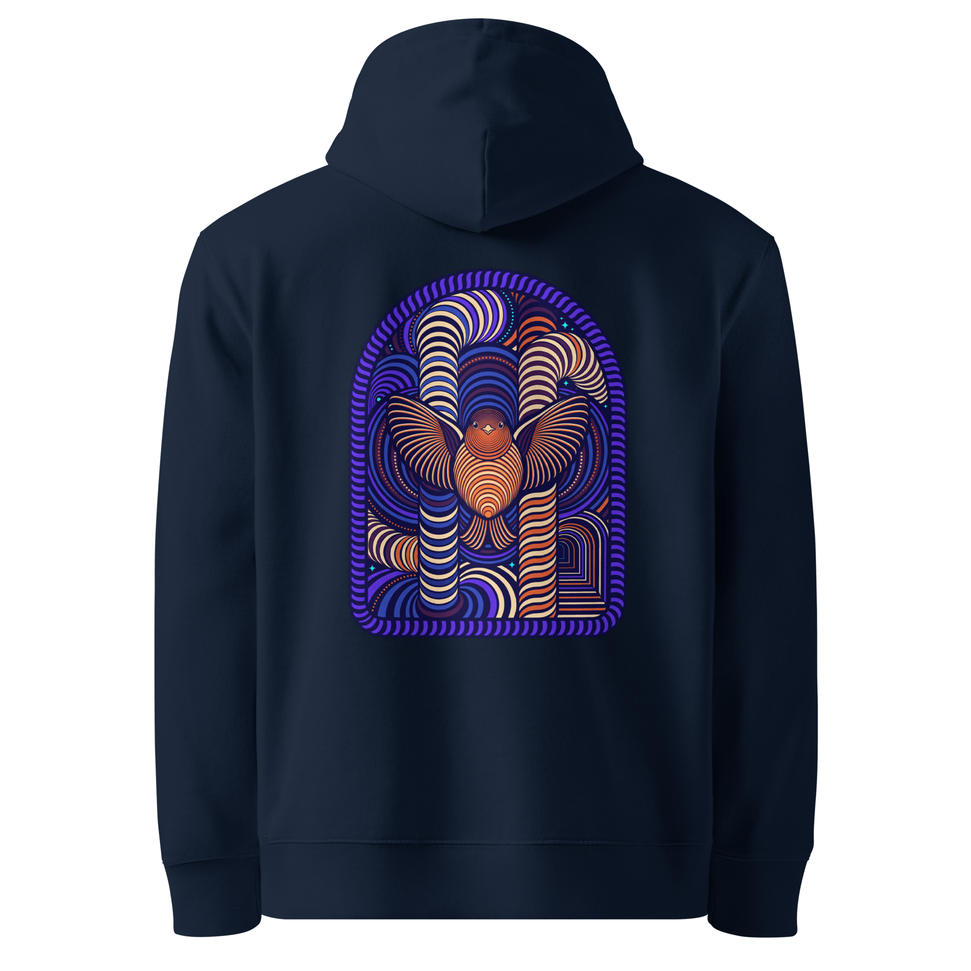 Deco Arch Hoodie - Abstract Robin