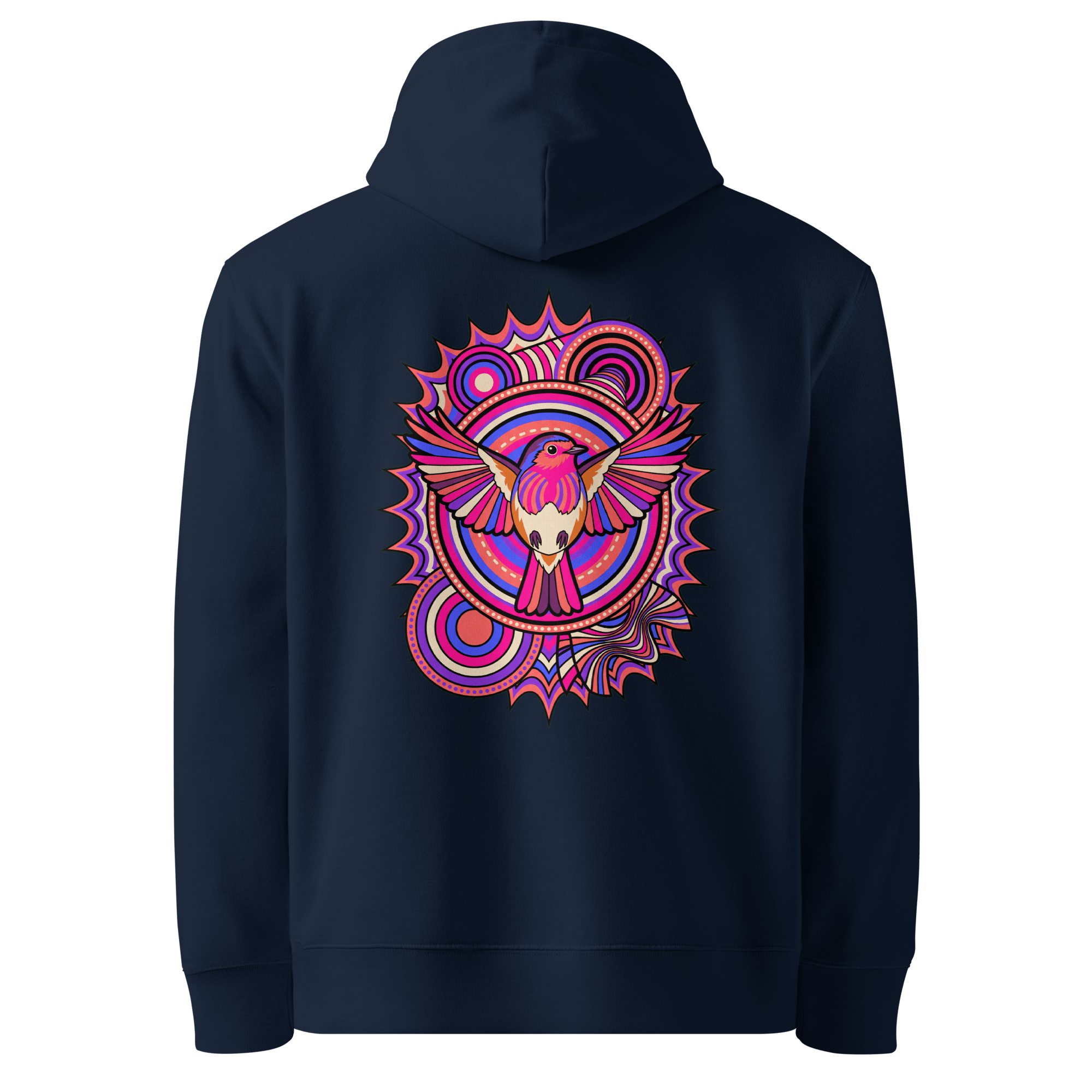 Kaleidoscope Totem Hoodie - Abstract Robin