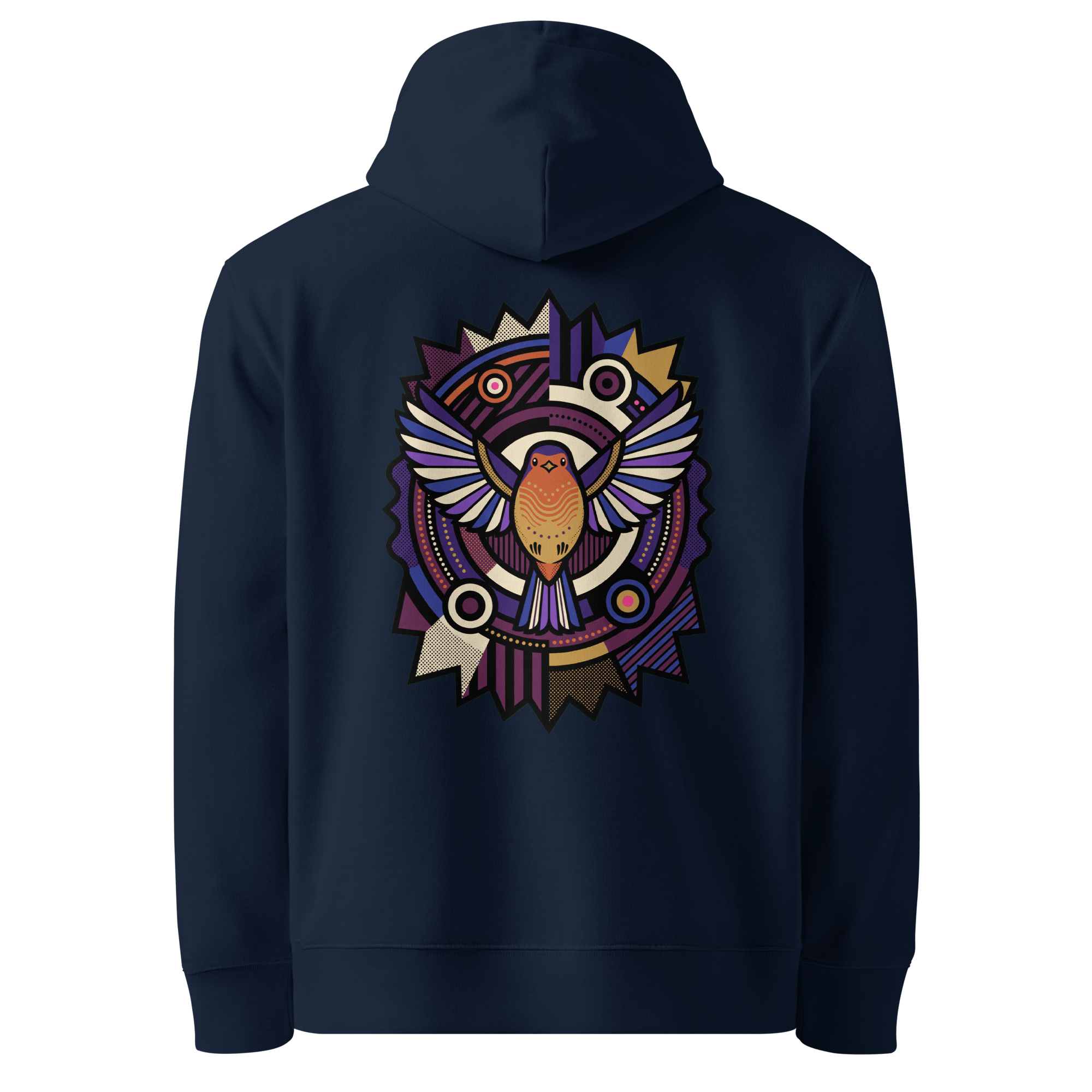 Atomic Deco Hoodie - Abstract Robin
