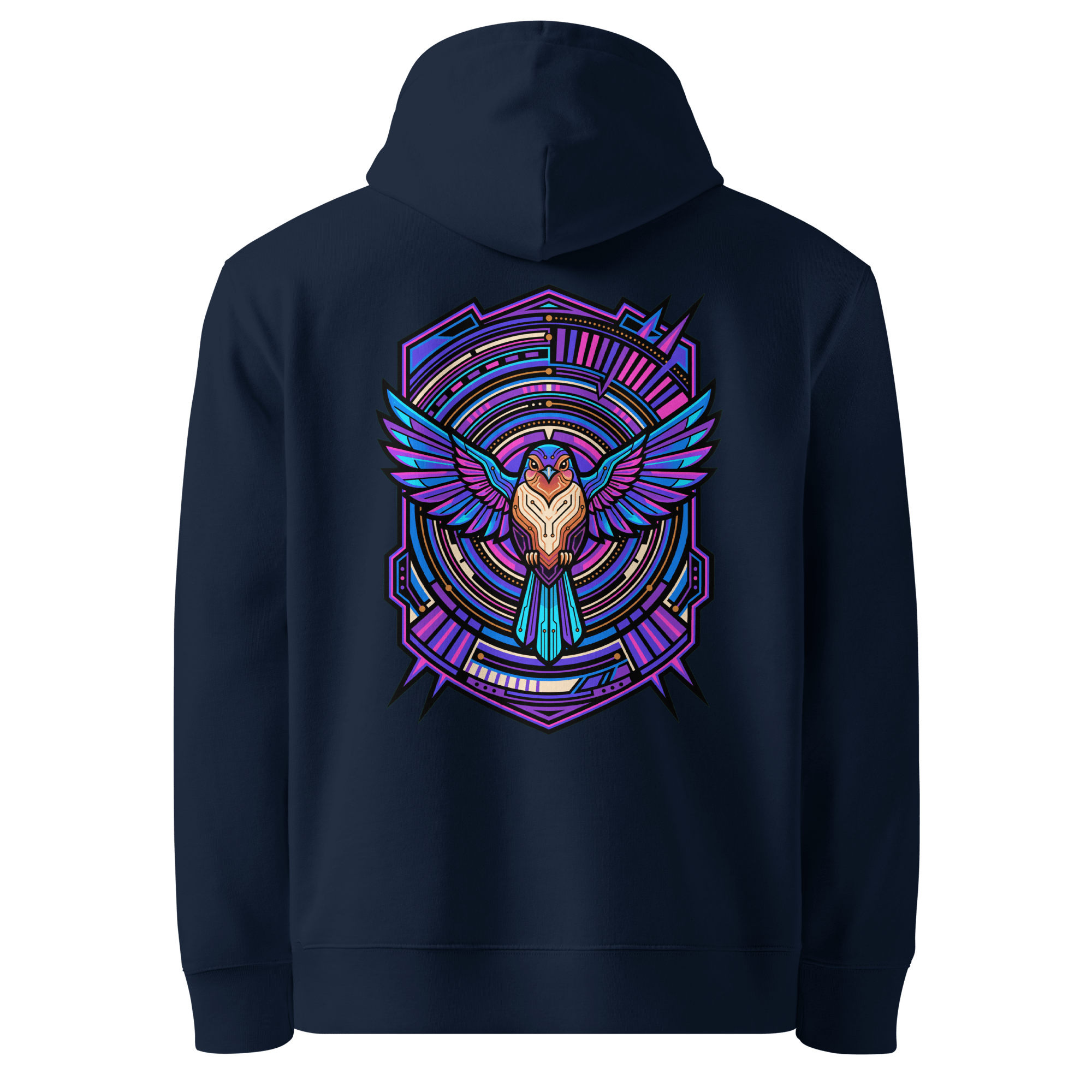 Hypnotic Tunnel Hoodie - Abstract Robin