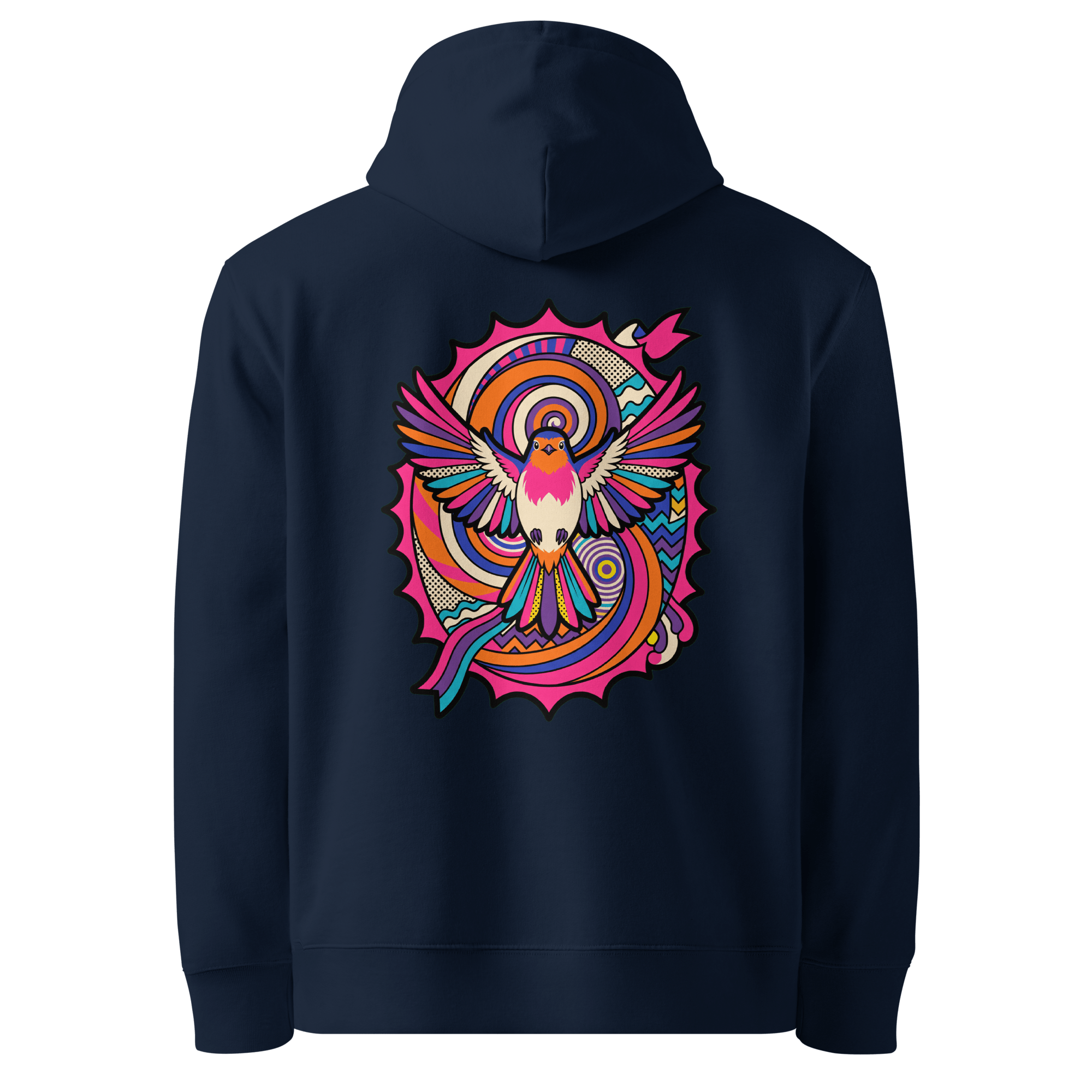Comet Tail Hoodie - Abstract Robin