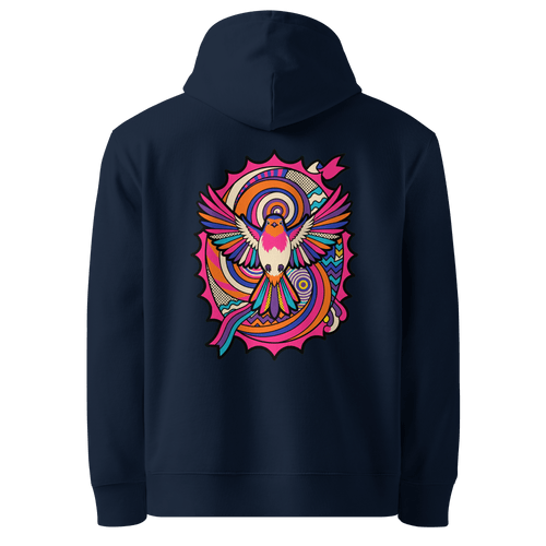 Comet Tail Hoodie - Abstract Robin