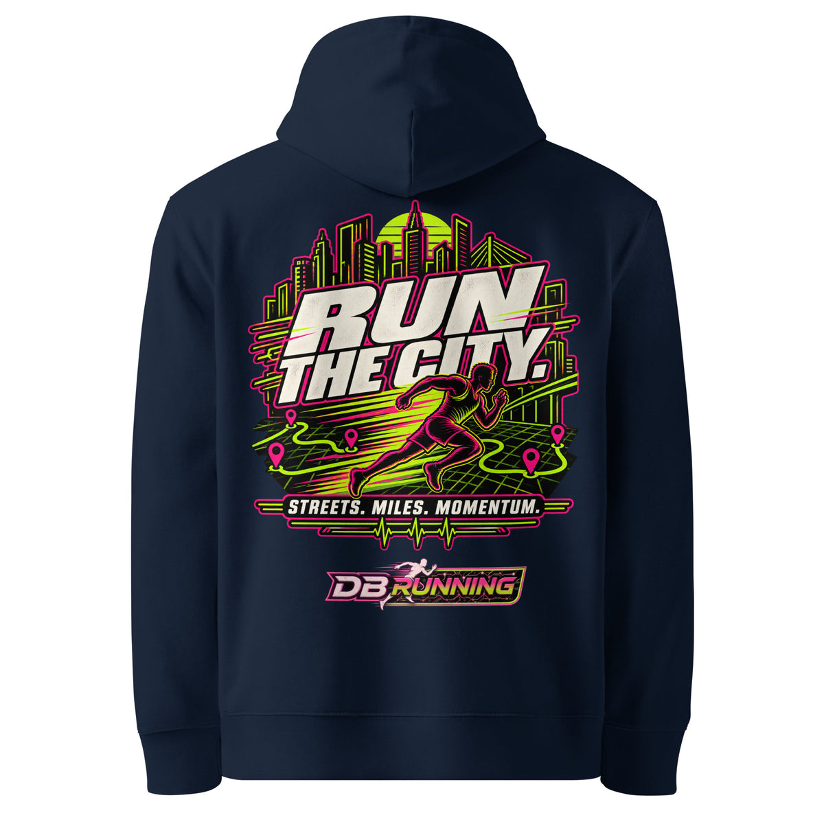 Run the City Male - Hoodie - DB Running