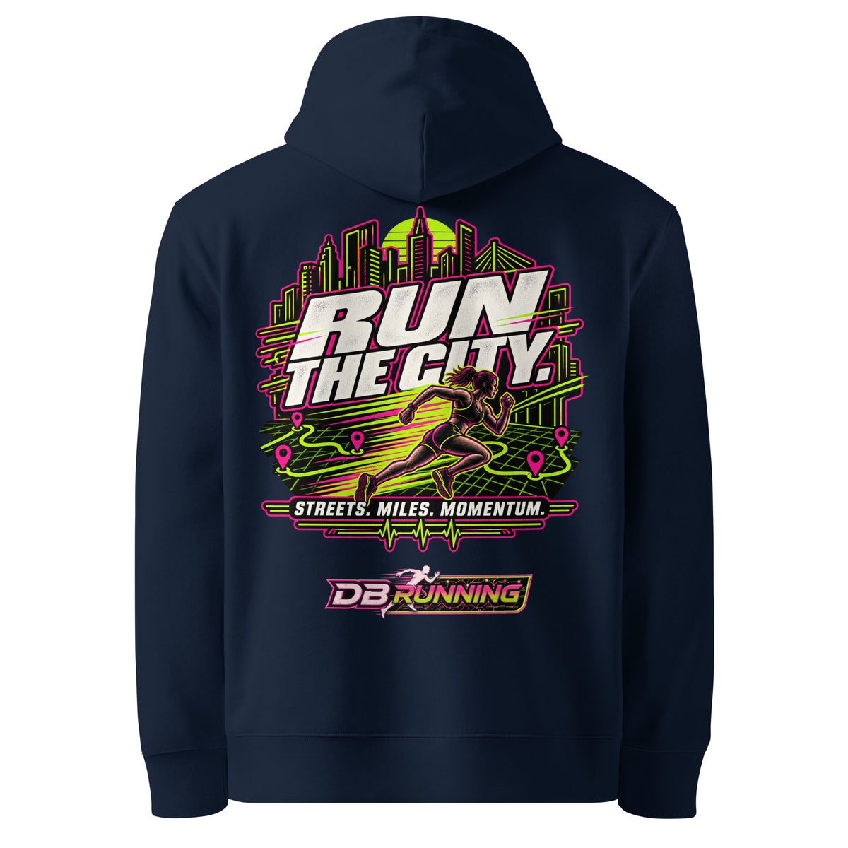 Run the City Female - Hoodie - DB Running