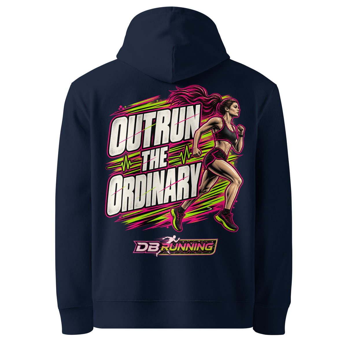 Outrun the Ordinary Female - Hoodie - DB Running