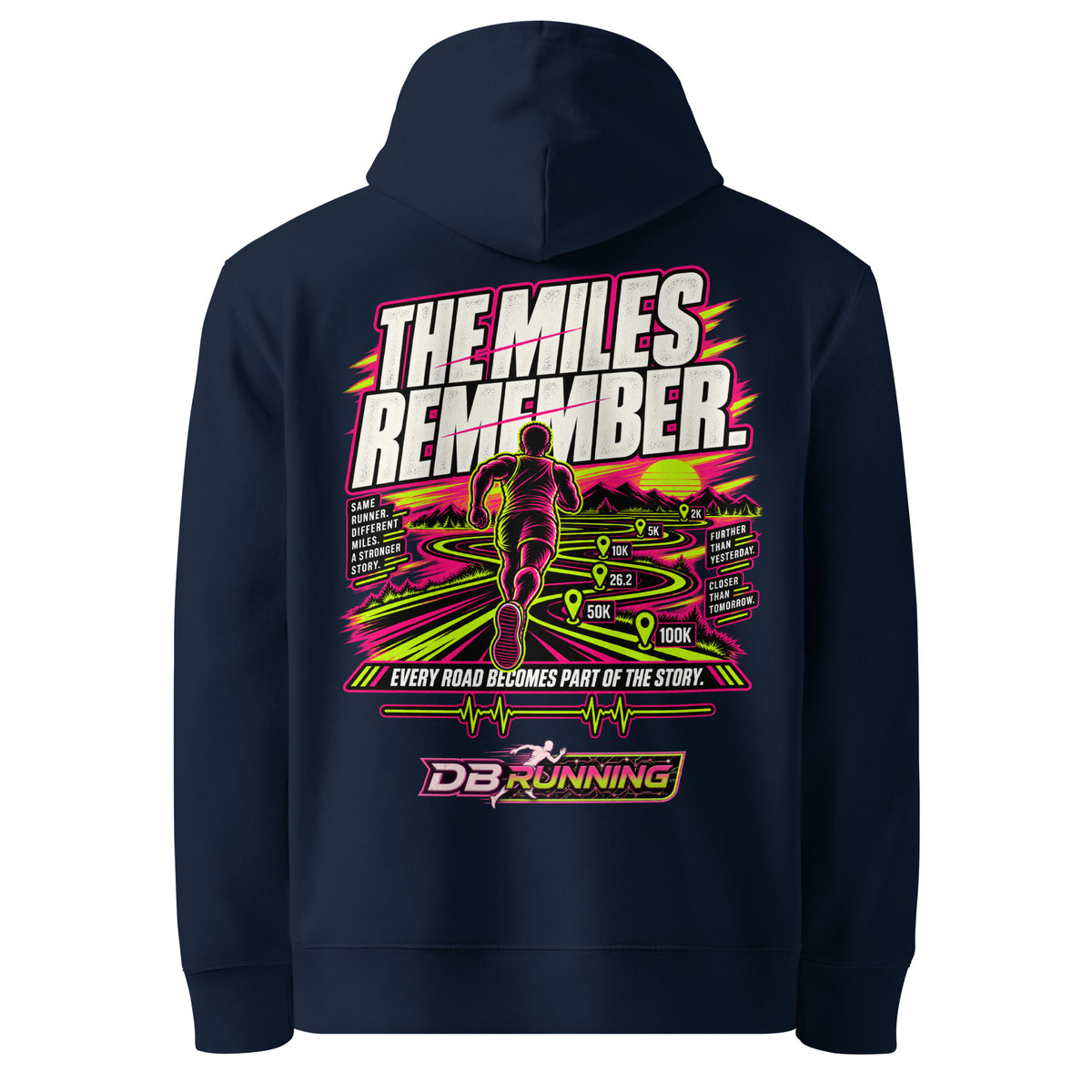 The Miles Remember Male - Hoodie - DB Running