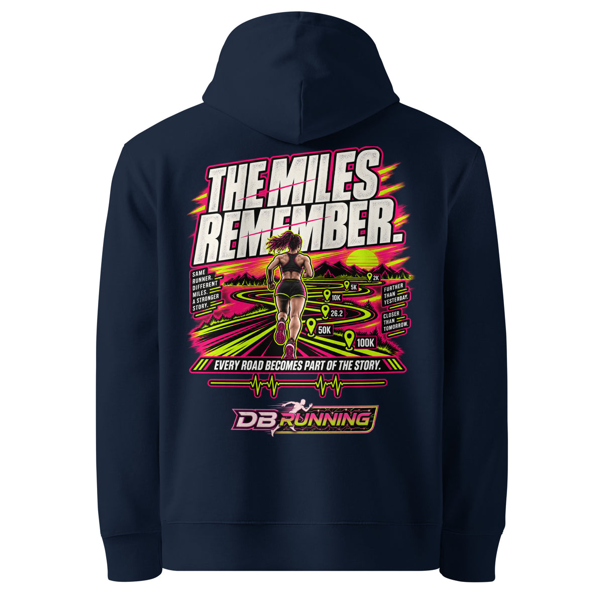 The Miles Remember Female - Hoodie - DB Running
