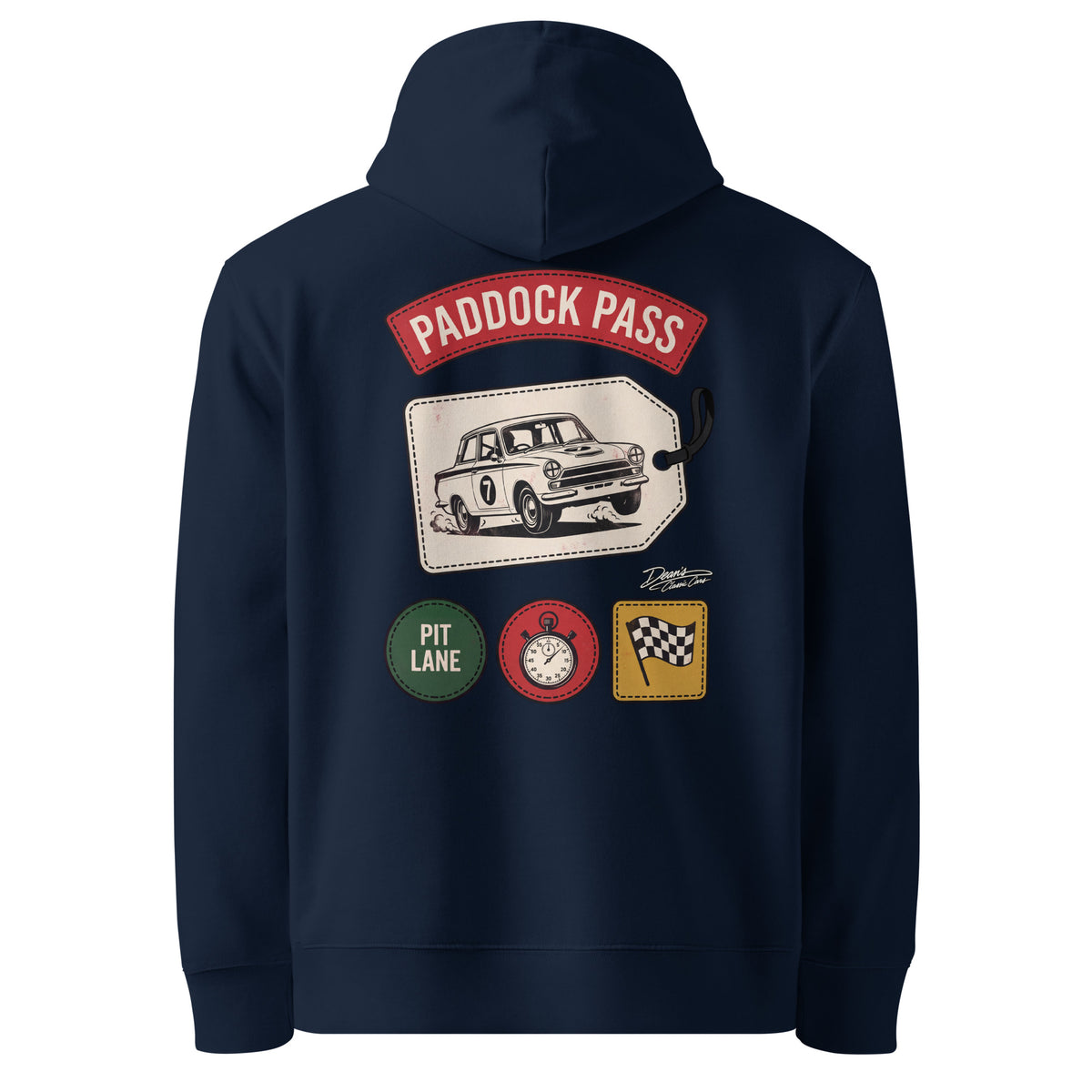 Cortina Paddock Pass Seven Hoodie - Dean's Classic Cars