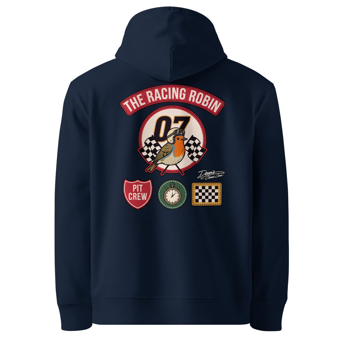 Racing Robin Pit Crew Hoodie - Dean's Classic Cars