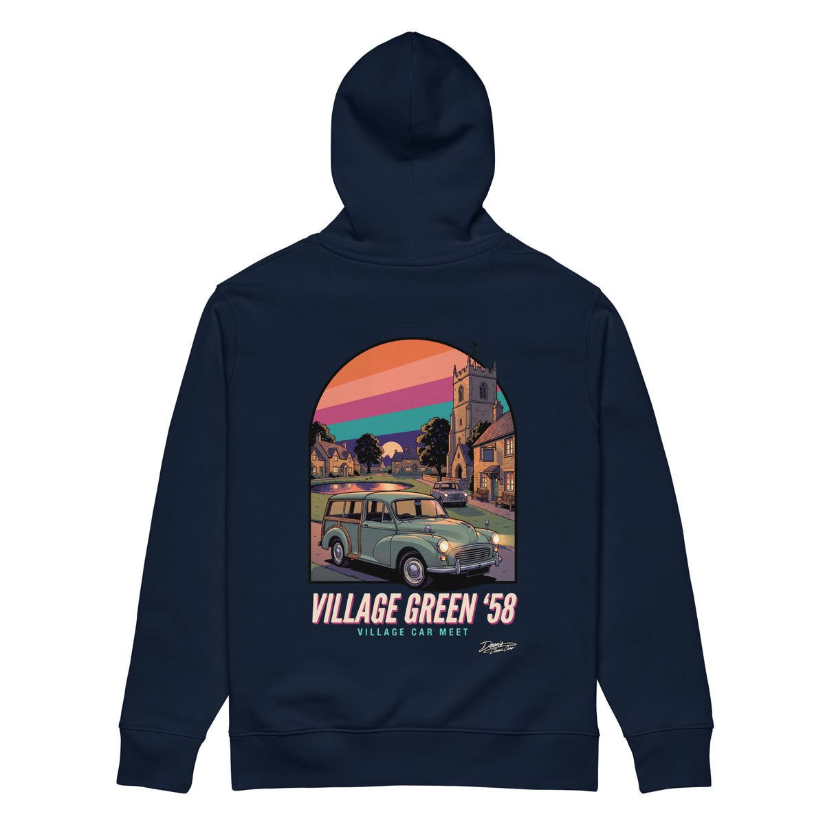 Minor Traveller Village Green Hoodie - Dean's Classic Cars