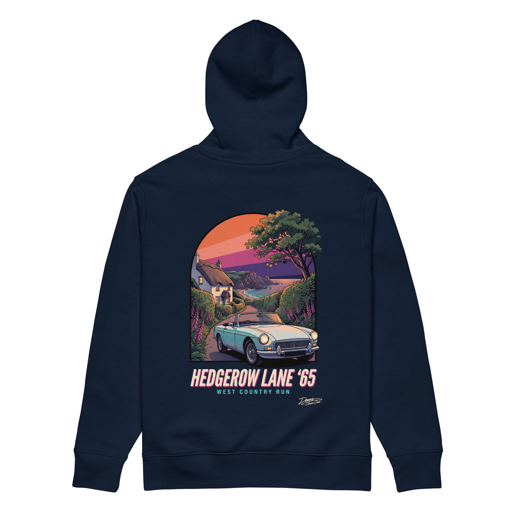 MGB Roadster Hedgerow Lane Hoodie - Dean's Classic Cars