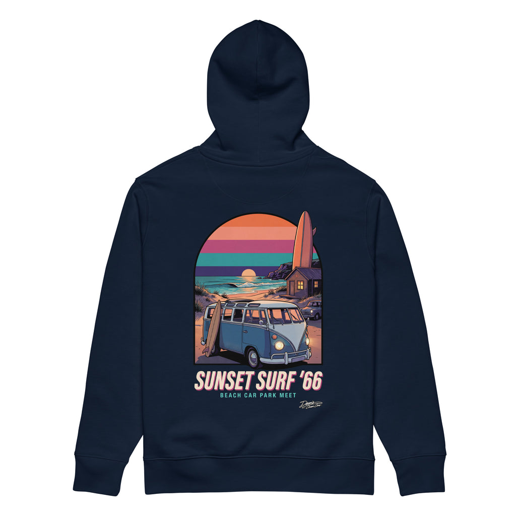Split Screen Sunset Surf Hoodie - Dean's Classic Cars