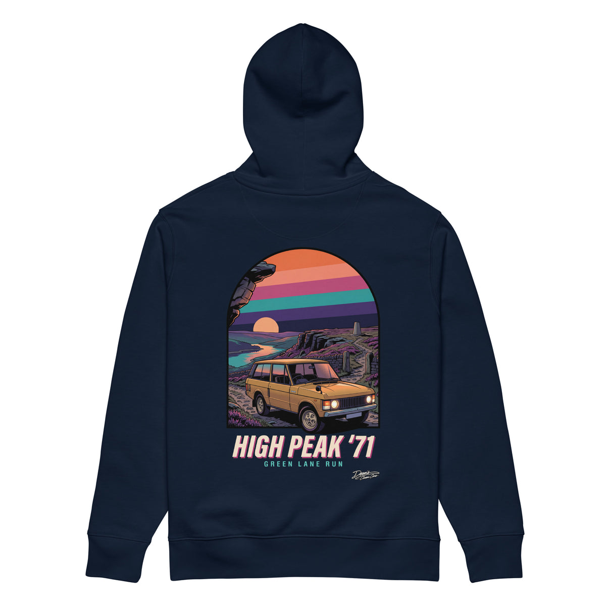 Range Rover High Peak Hoodie - Dean's Classic Cars