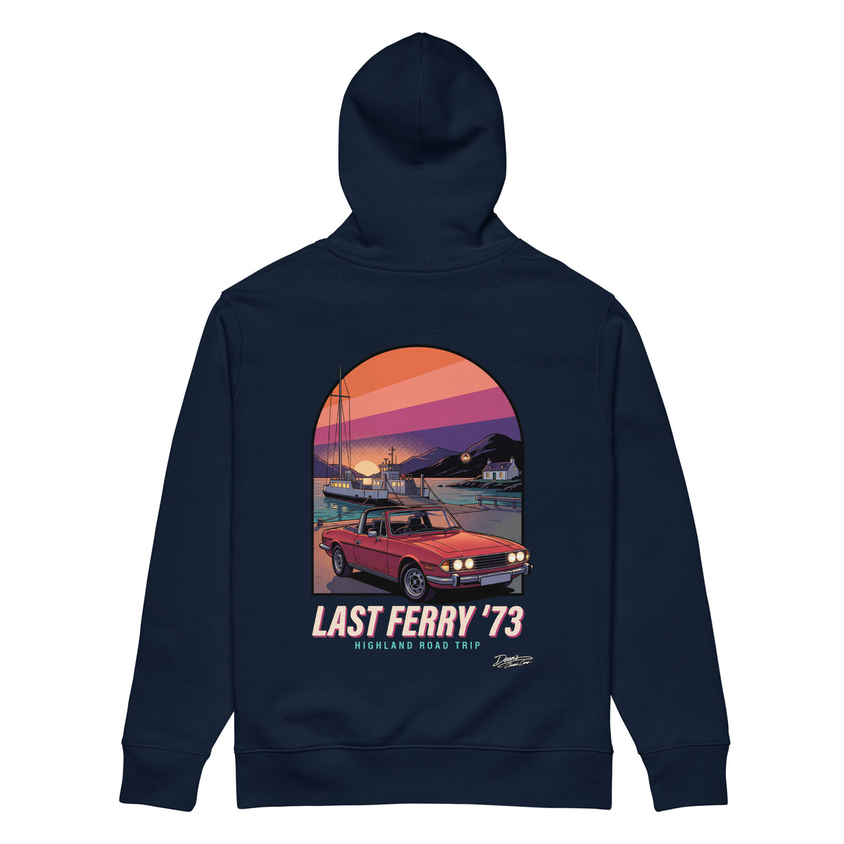 Stag Mk2 Last Ferry Hoodie - Dean's Classic Cars