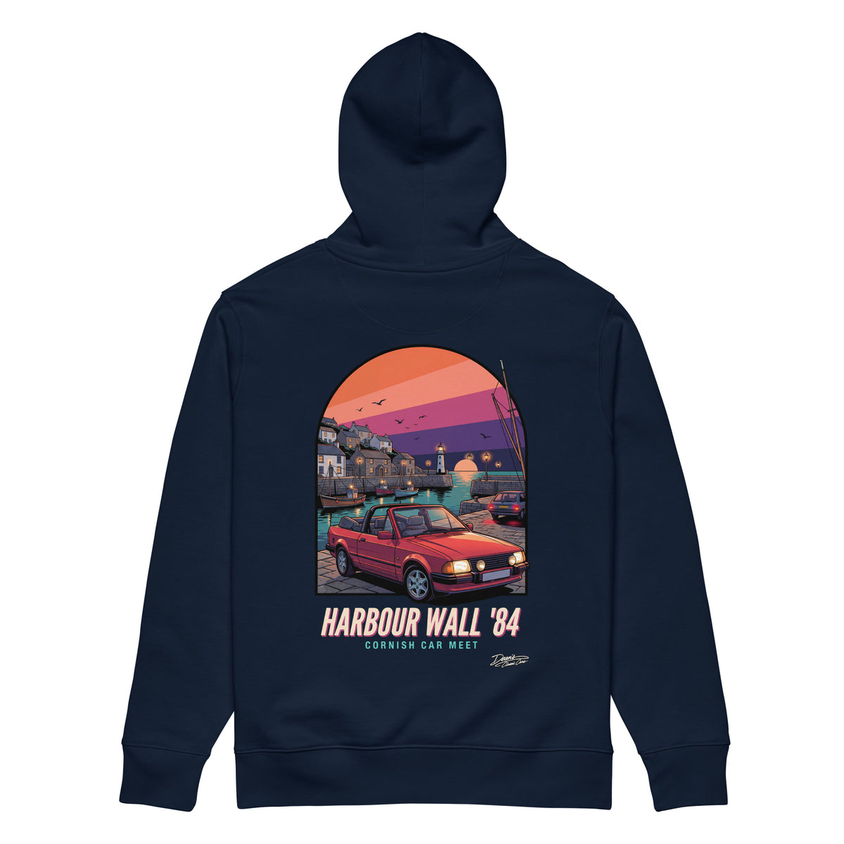 XR3i Cabriolet Harbour Wall Hoodie - Dean's Classic Cars