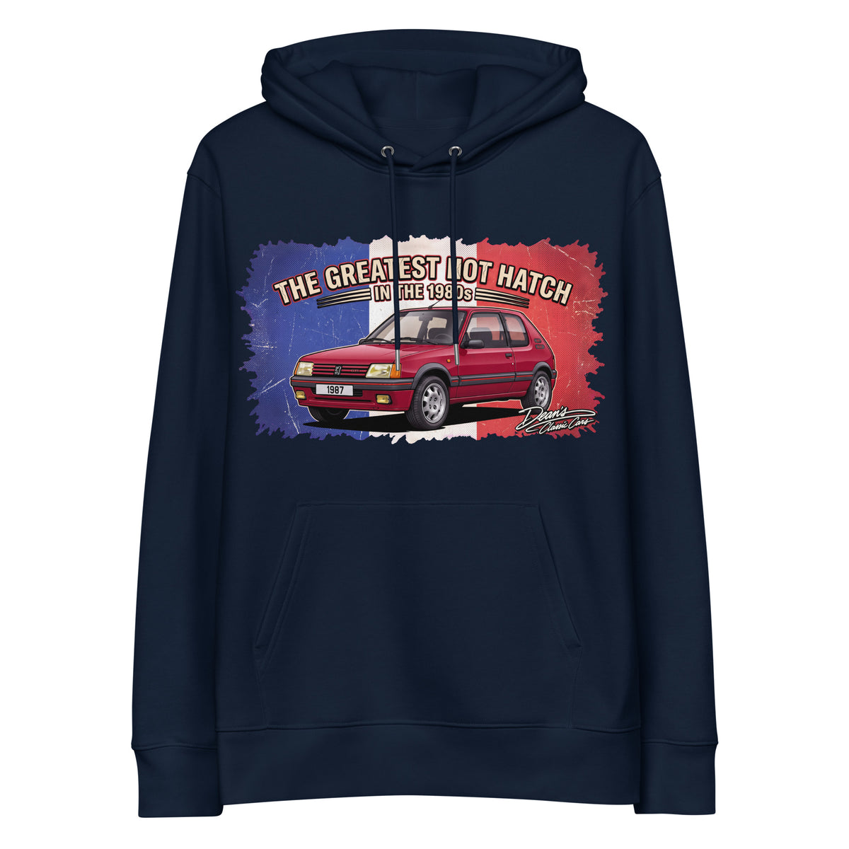 205 GTI Cherry Red Hoodie - Dean's Classic Cars