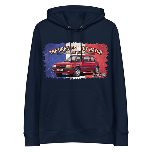205 GTI Cherry Red Hoodie - Dean's Classic Cars