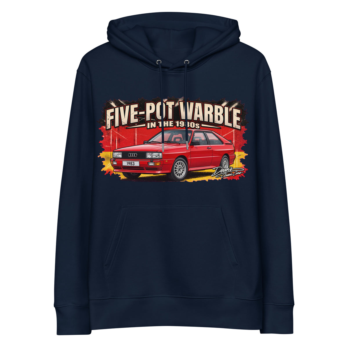 Quattro Coupe Tornado Red Hoodie - Dean's Classic Cars