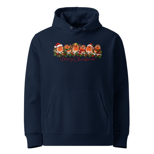 Robins on Holly Merry Christmas Hoodie - Ricki Robin