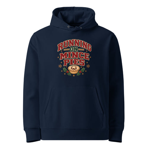 Running on Mince Pies Christmas Hoodie - DB Running