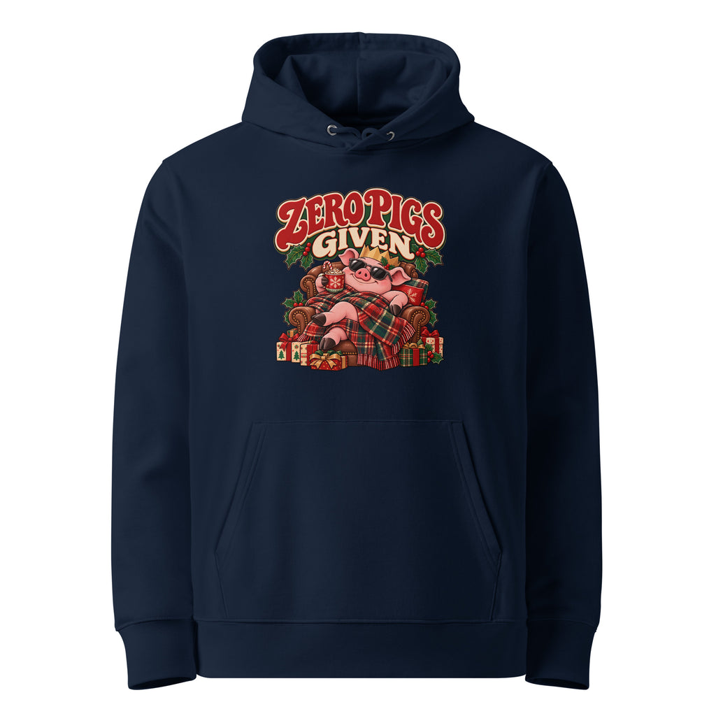 Zero Pigs Given Christmas Hoodie - Ricki Robin