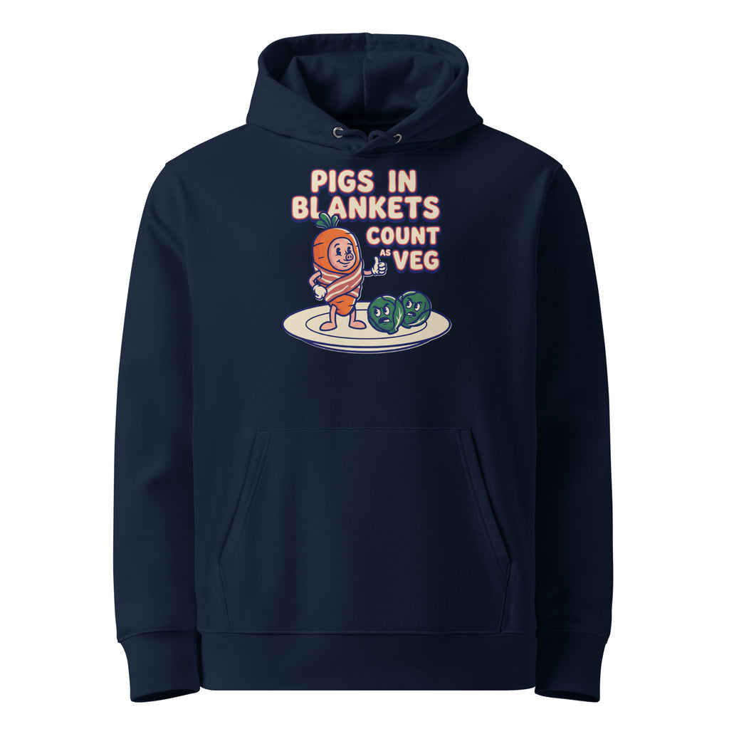Pigs In Blankets Count As Veg Christmas Hoodie - Ricki Robin
