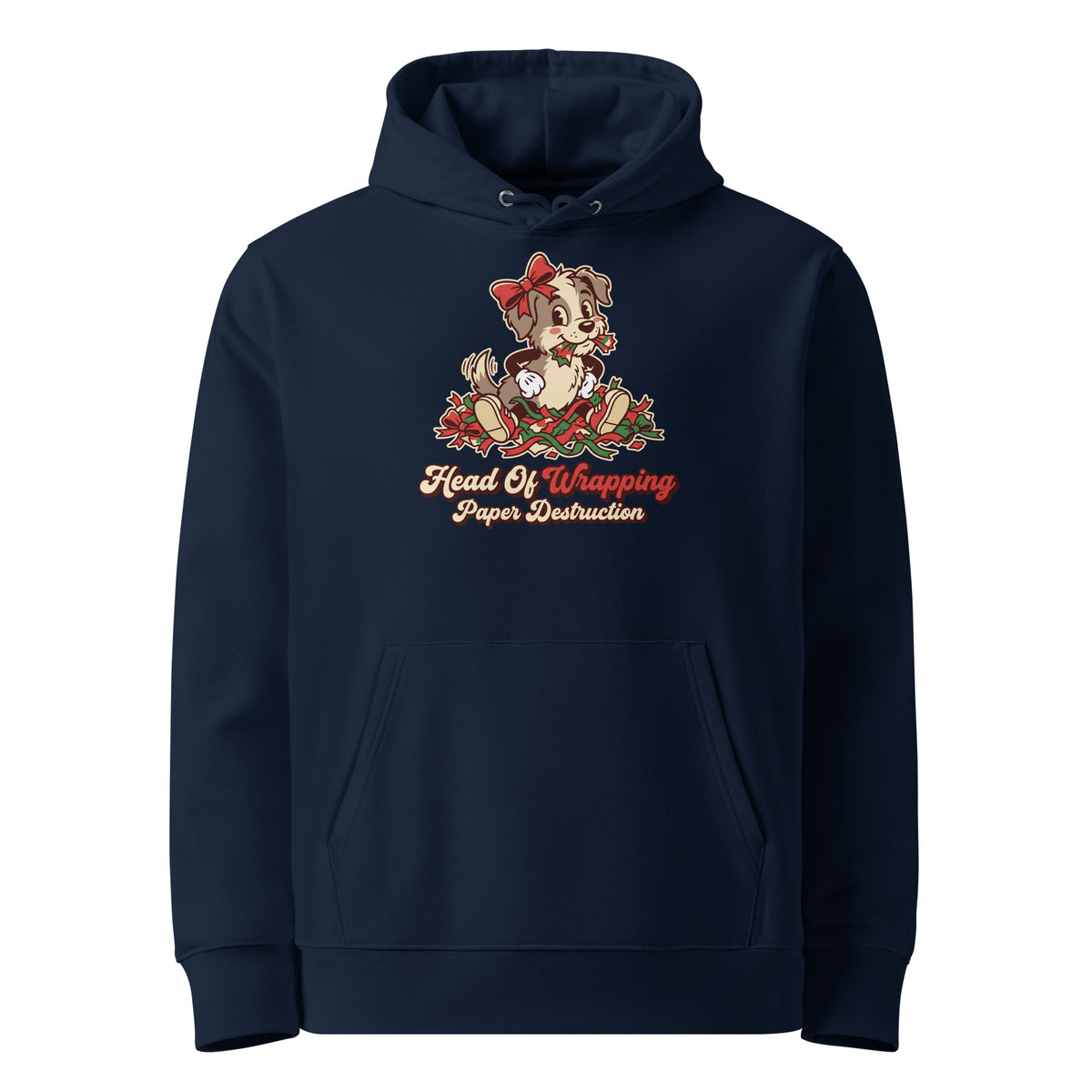 Head Of Wrapping Paper Destruction Christmas Hoodie - Ricki Robin