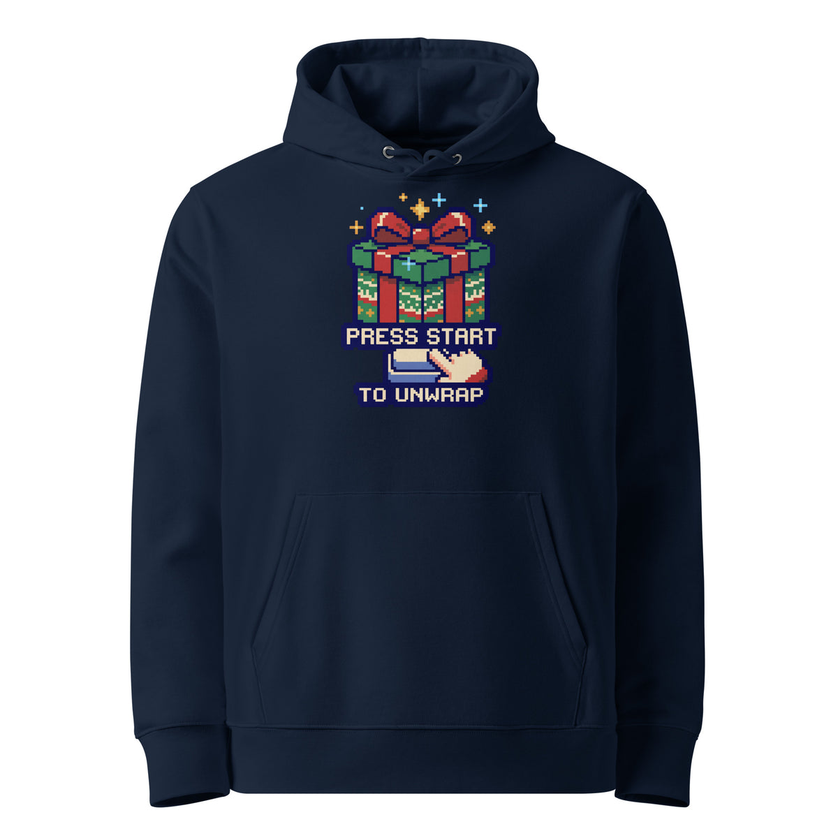 Press Start To Unwrap Christmas Hoodie - Ricki Robin