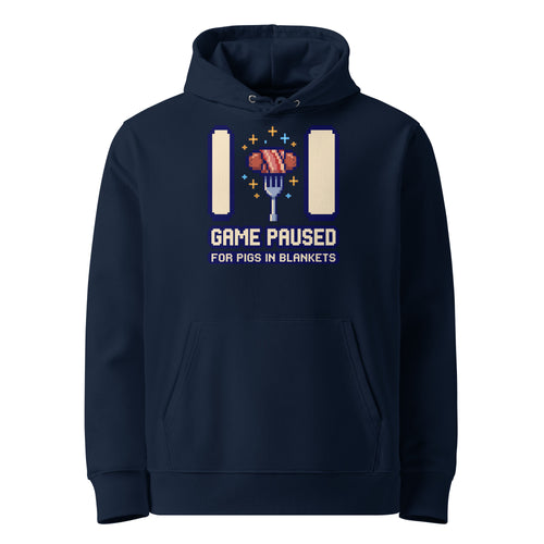 Game Paused For Pigs In Blankets Christmas Hoodie - Ricki Robin