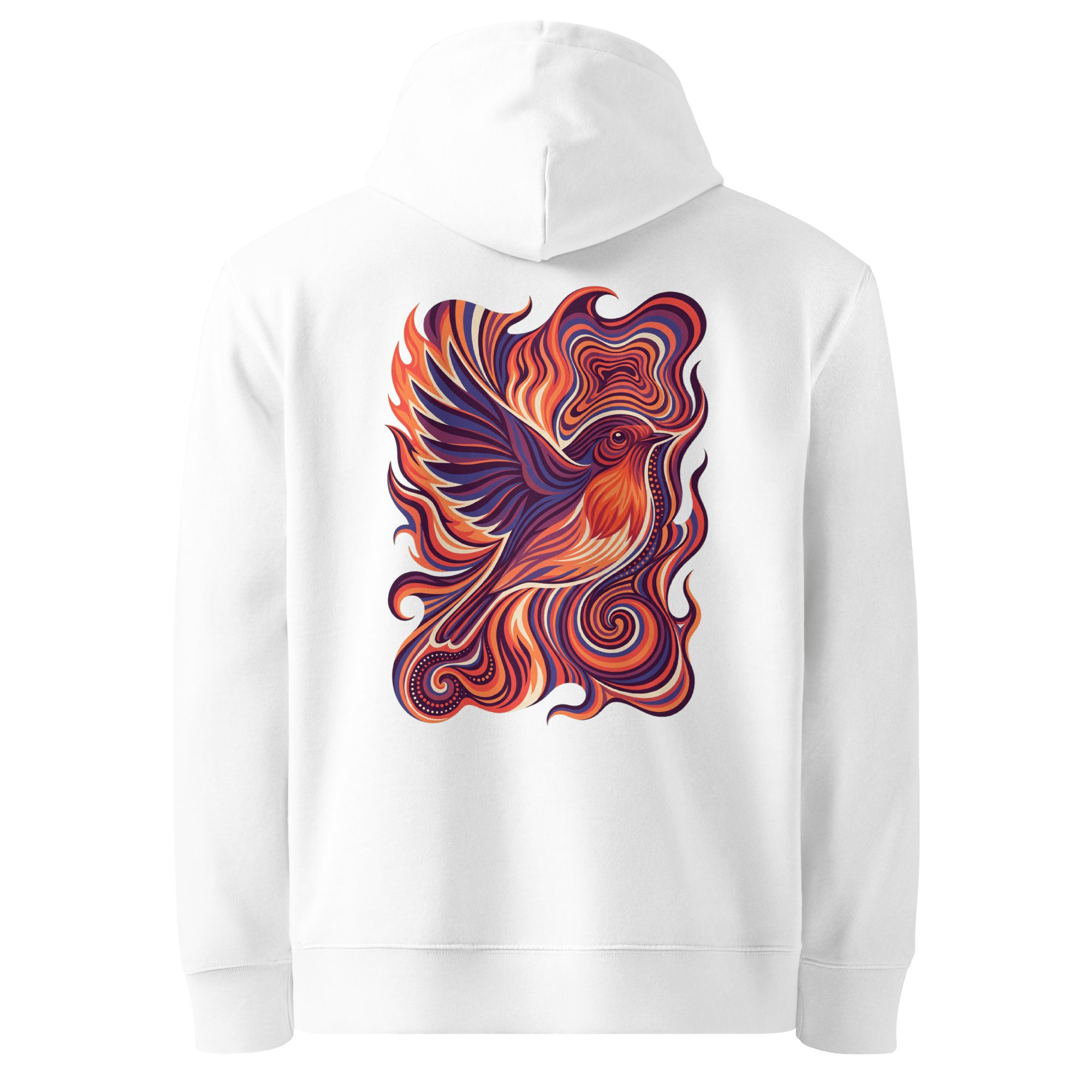 Phoenix Flight Hoodie - Abstract Robin