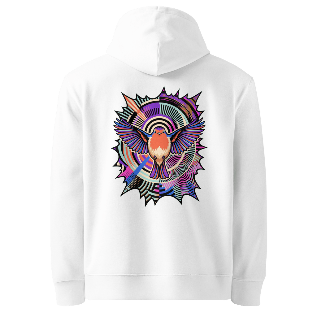 Starburst Wings Hoodie - Abstract Robin