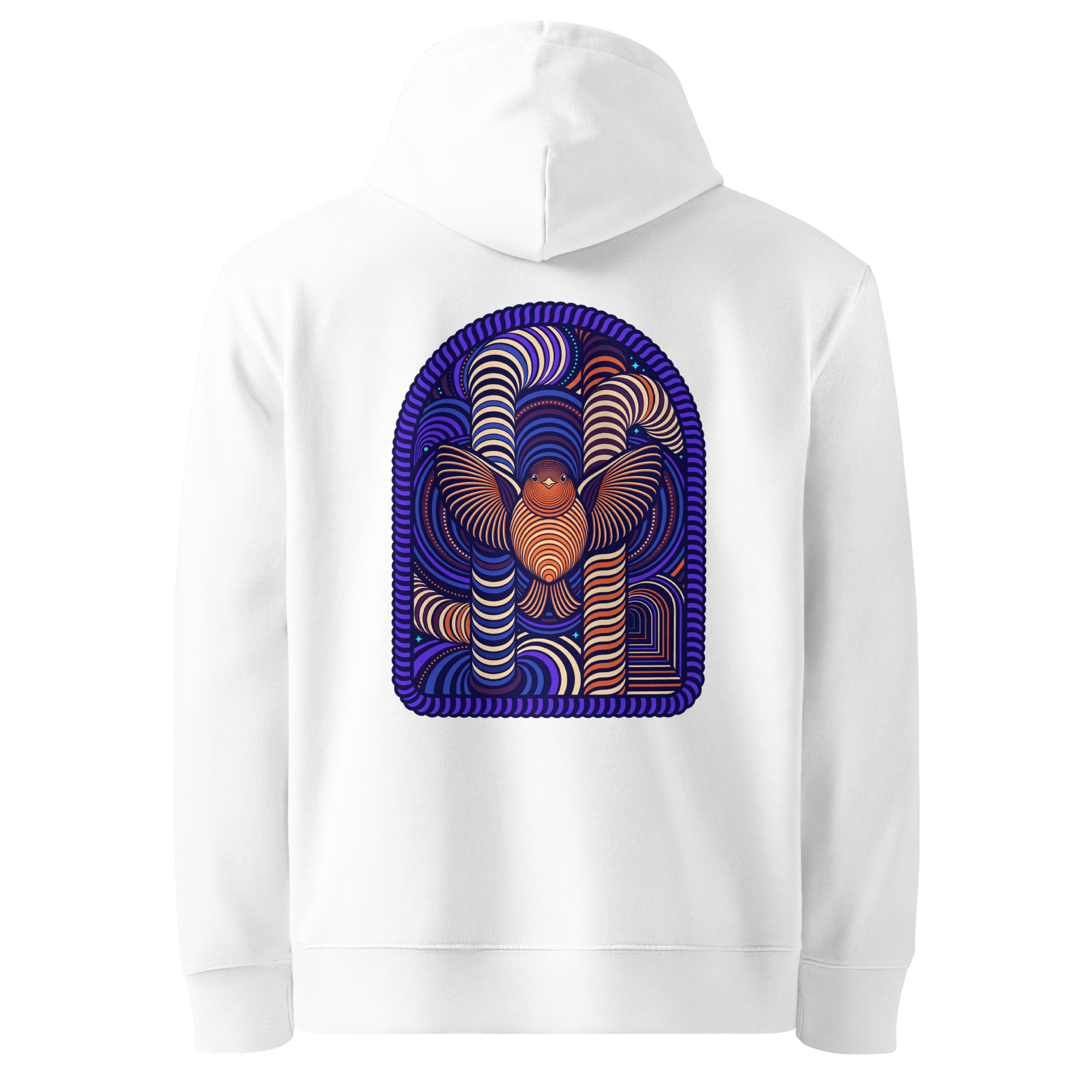 Deco Arch Hoodie - Abstract Robin