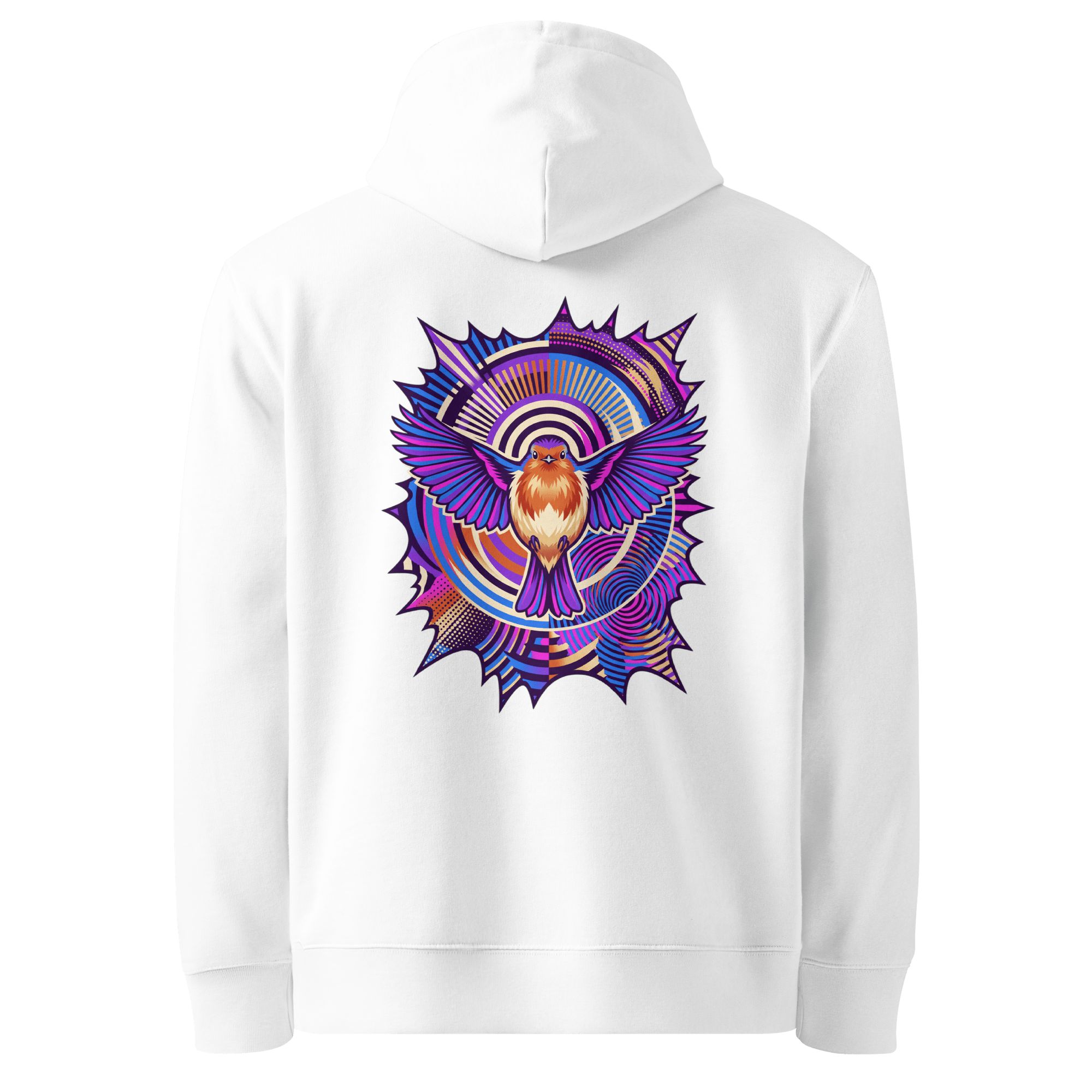 Arrowhead Burst Hoodie - Abstract Robin