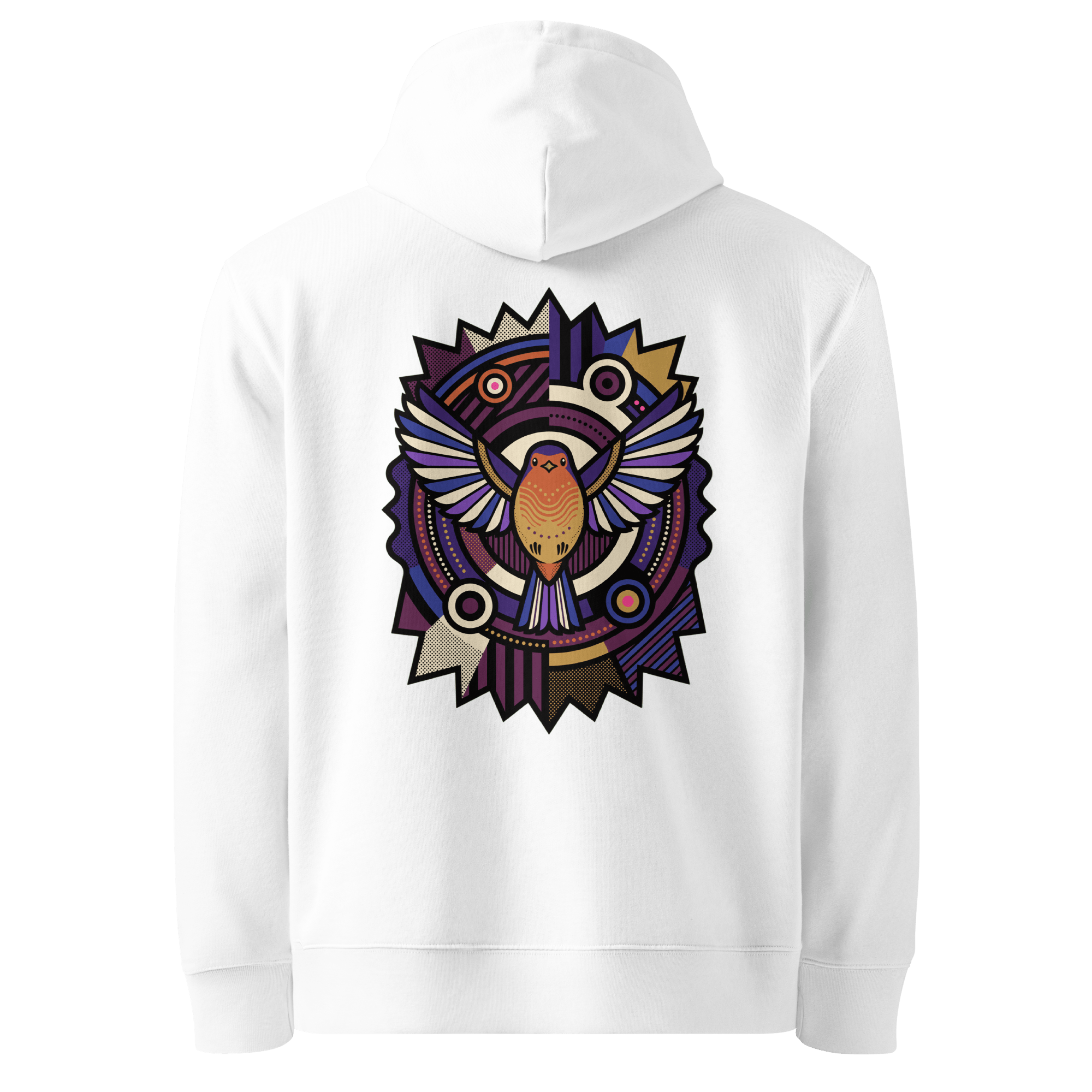 Atomic Deco Hoodie - Abstract Robin