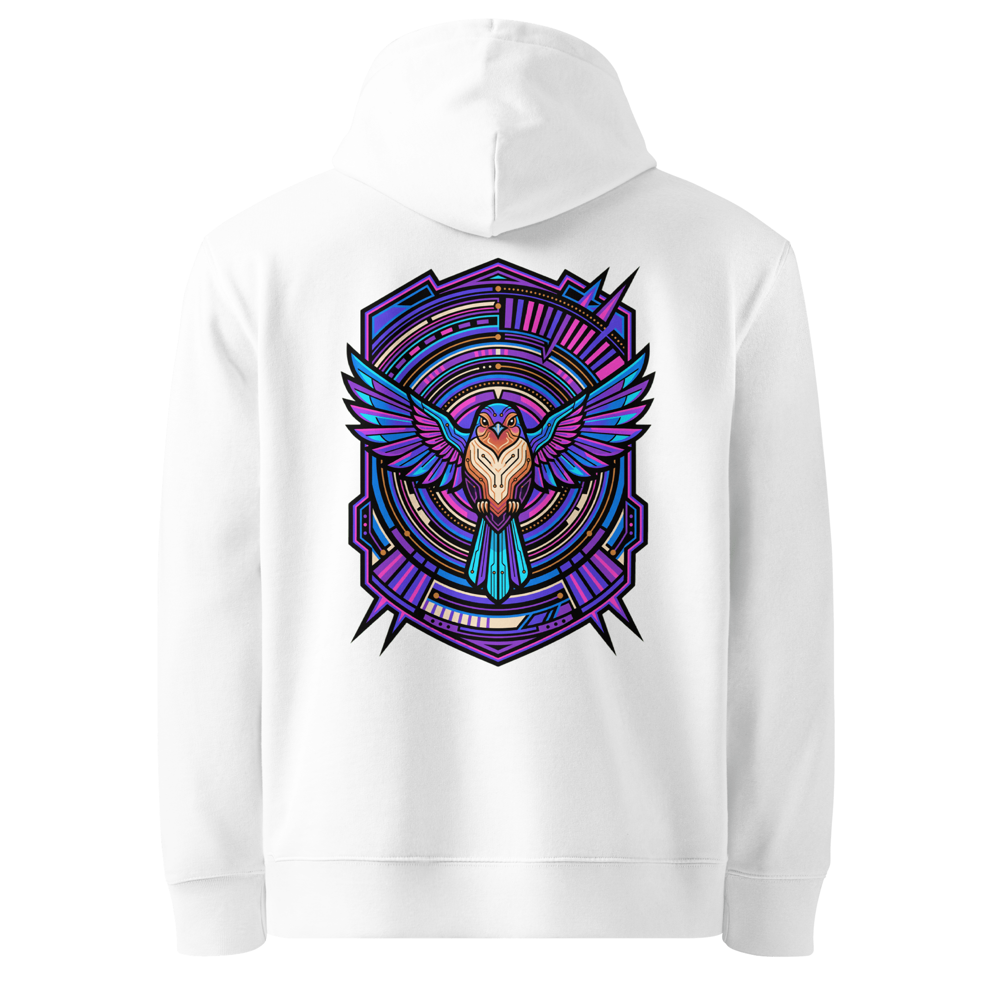 Hypnotic Tunnel Hoodie - Abstract Robin