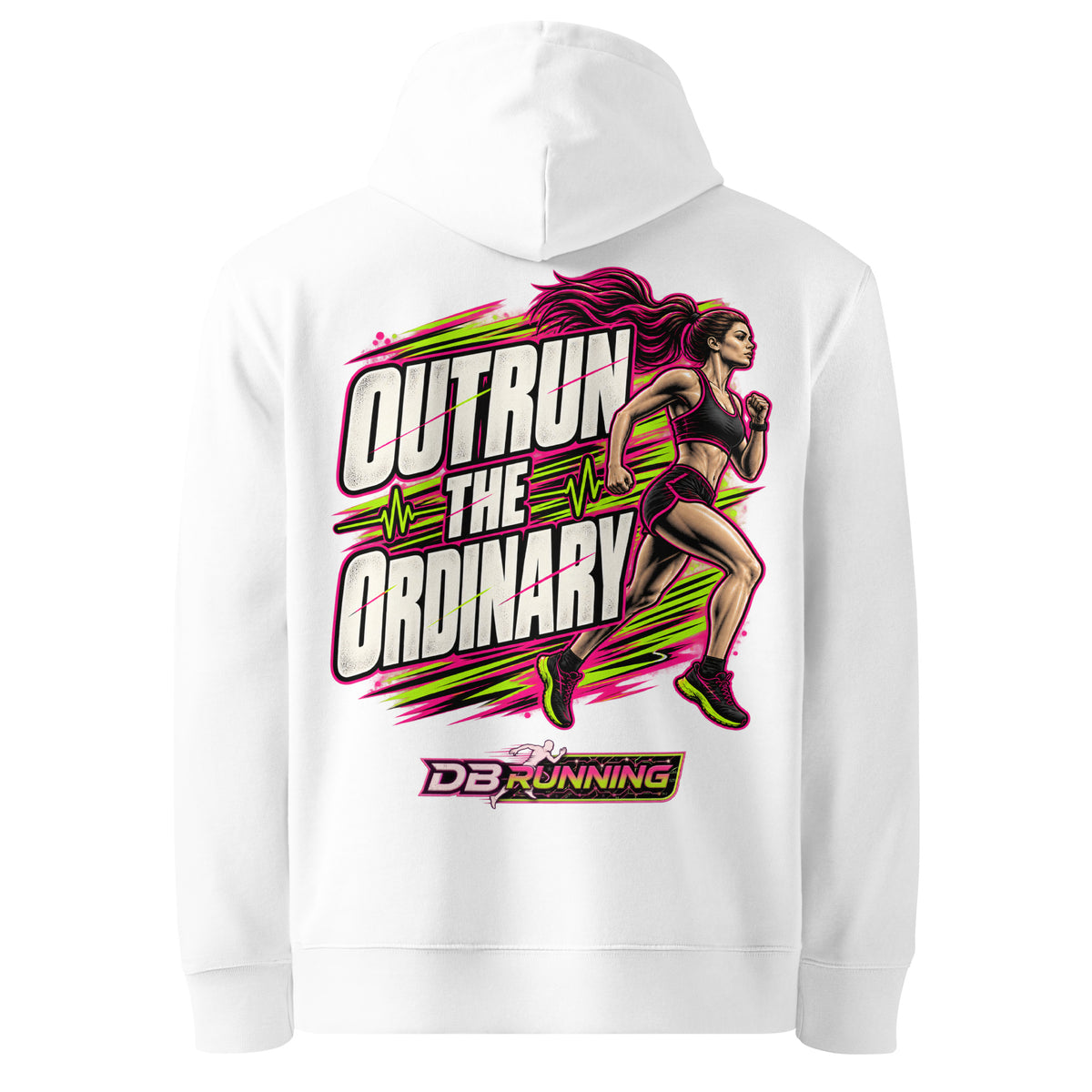 Outrun the Ordinary Female - Hoodie - DB Running
