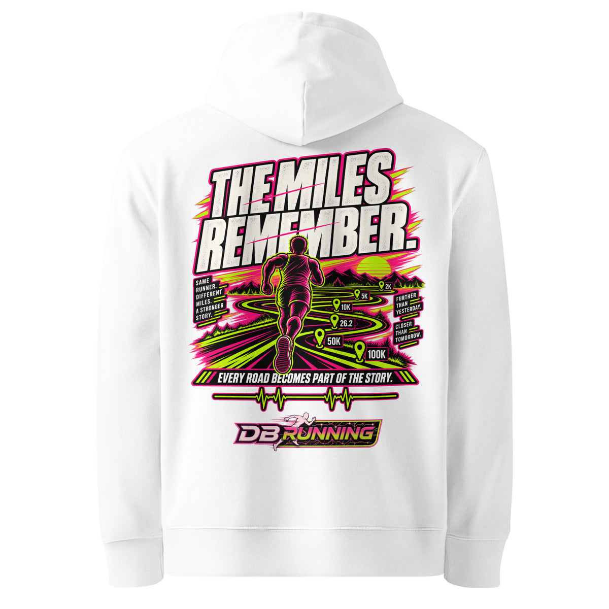 The Miles Remember Male - Hoodie - DB Running