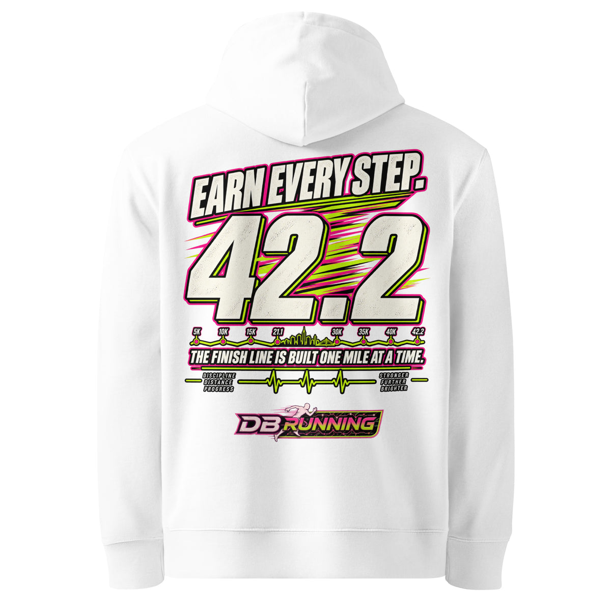 Earn Every Step 42.2 - Hoodie - DB Running