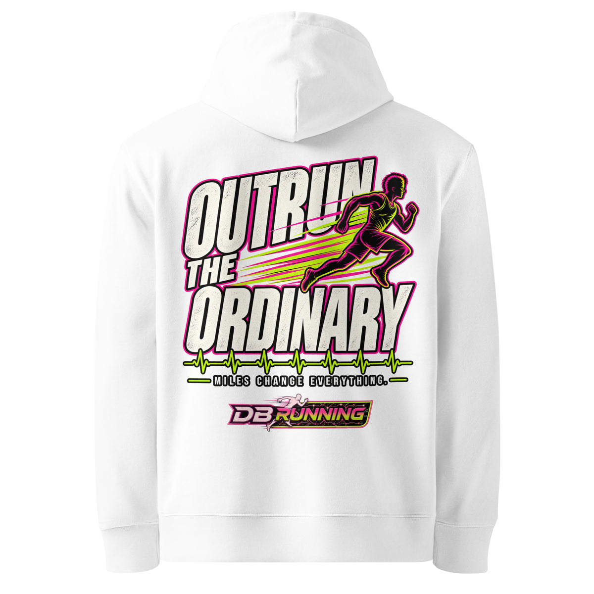 Outrun the Ordinary Male - Hoodie - DB Running