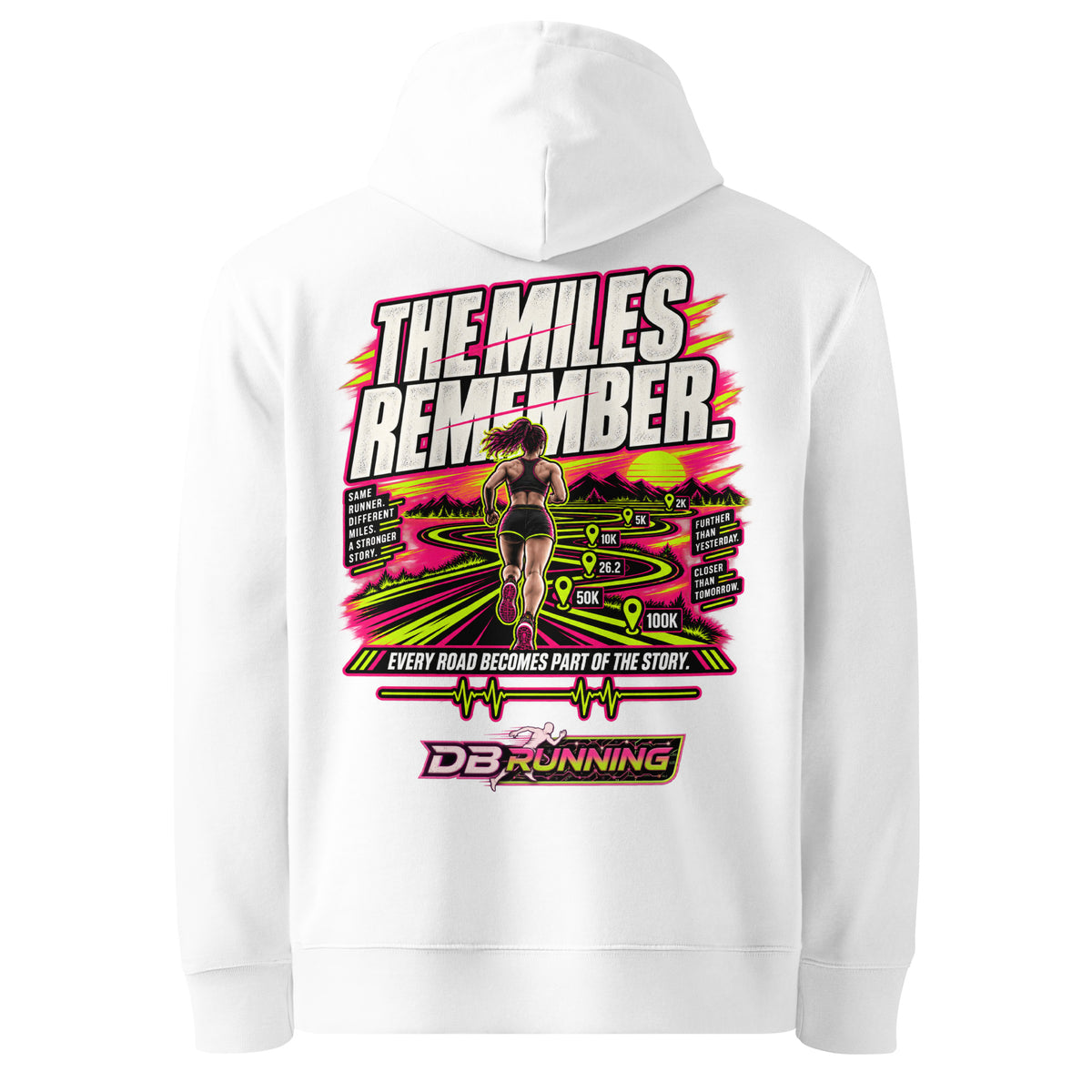 The Miles Remember Female - Hoodie - DB Running