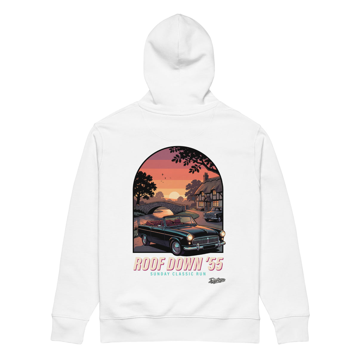 Consul Convertible Roof Down Hoodie - Dean's Classic Cars
