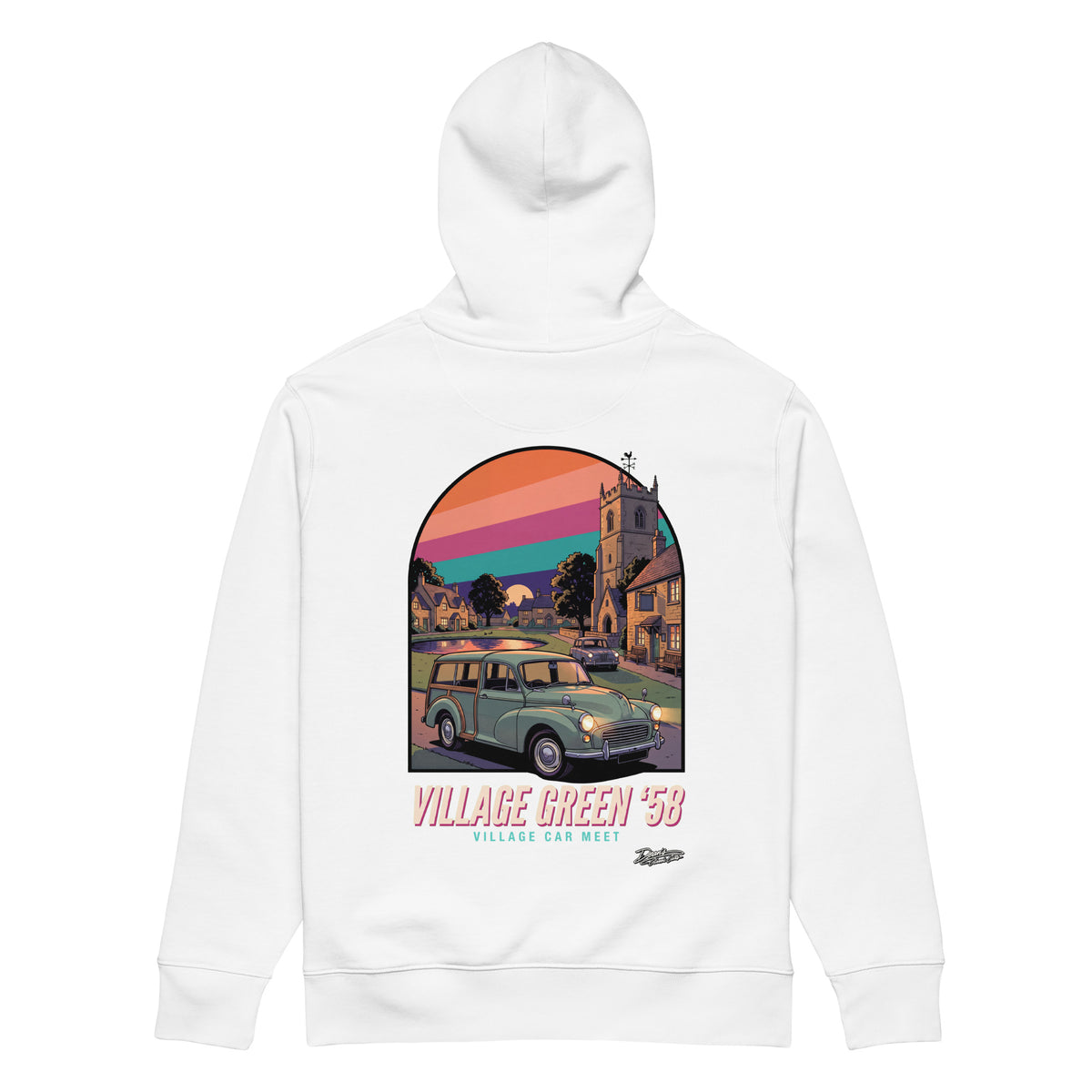 Minor Traveller Village Green Hoodie - Dean's Classic Cars