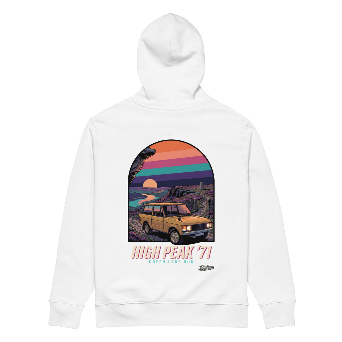 Range Rover High Peak Hoodie - Dean's Classic Cars