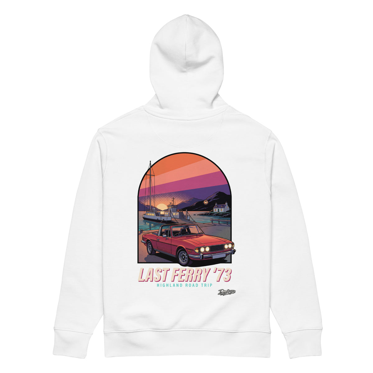 Stag Mk2 Last Ferry Hoodie - Dean's Classic Cars