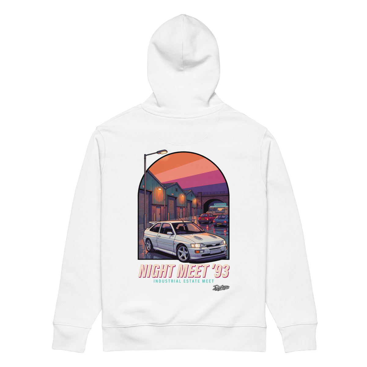 Escort Cosworth Night Meet Hoodie - Dean's Classic Cars