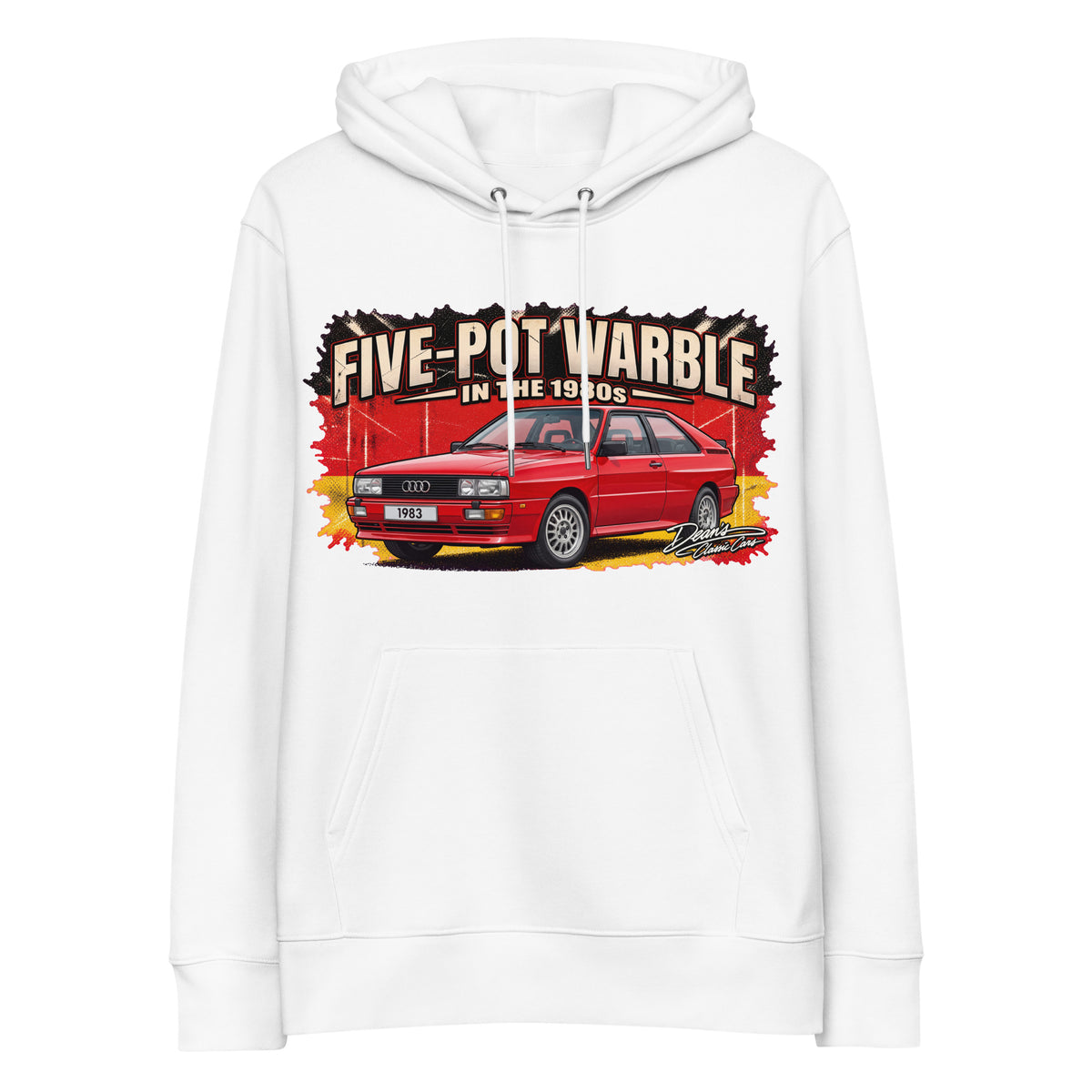 Quattro Coupe Tornado Red Hoodie - Dean's Classic Cars