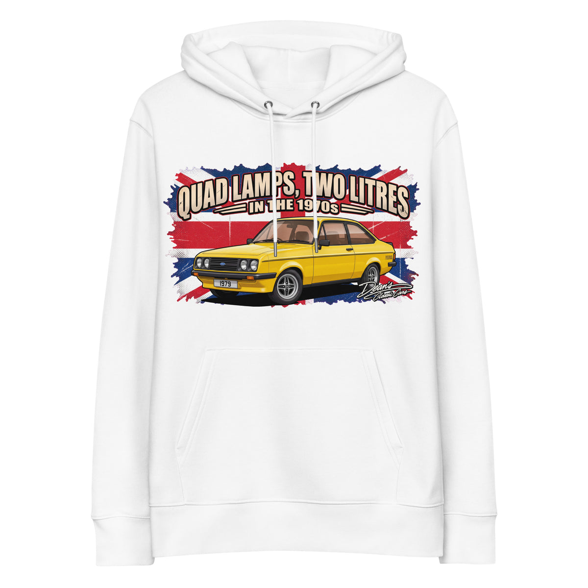 Escort RS2000 Signal Yellow Hoodie - Dean's Classic Cars