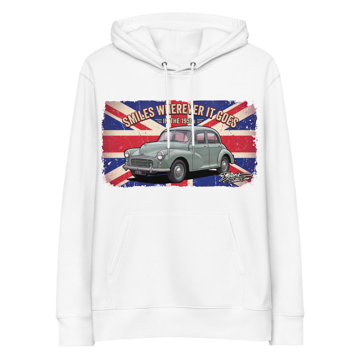 Minor MM Mist Green Hoodie - Dean's Classic Cars