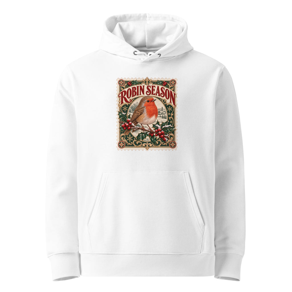 Robin Season Stamp Christmas Hoodie - Ricki Robin